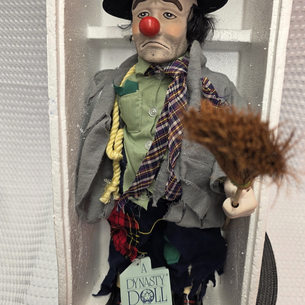 1986 Vintage Dynasty Doll Collection - Clyde The Hobo Clown - Picture 7 of 16